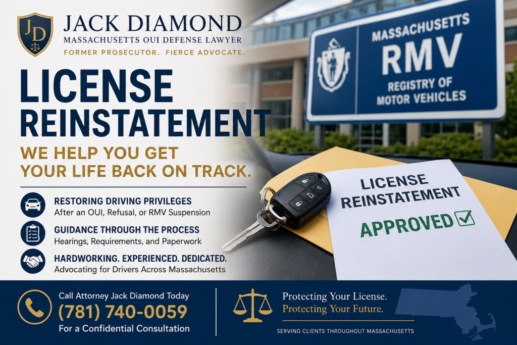 Massachusetts License Reinstatement Lawyer